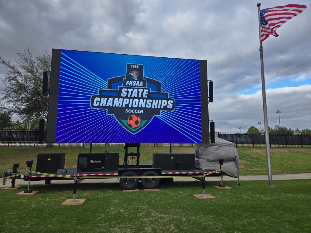 Mobile LED trailer rentals